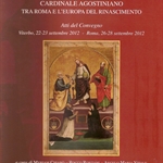 Novità in libreria: Egidio da Viterbo, cardinale agostiniano.